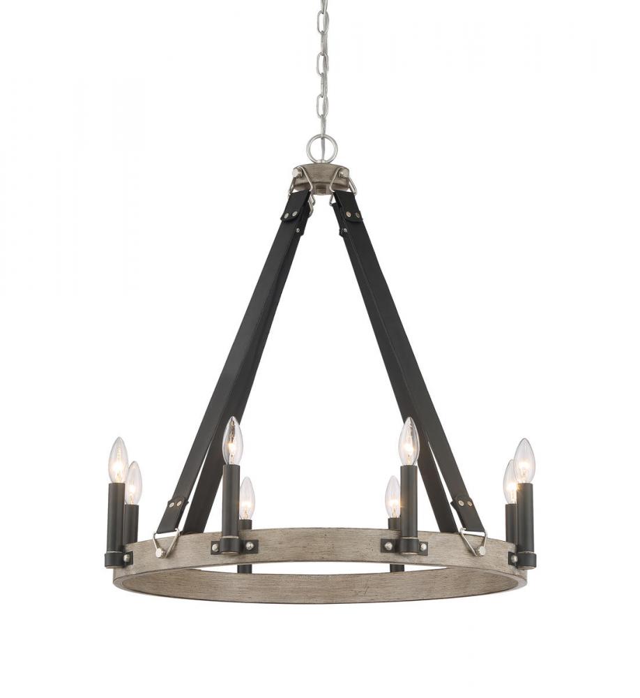 RAWSON RIDGE - 8 LIGHT CHANDELIER