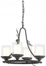 Minka-Lavery 2754-694 - PONDEROSA RIDGE - 4 LIGHT CHANDELIER