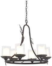 Minka-Lavery 2756-694 - PONDEROSA RIDGE - 6 LIGHT CHANDELIER