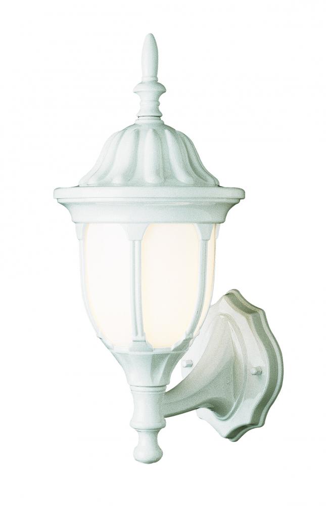 1LT WALL-MED-OUTD-OPAL GLASS