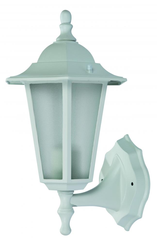 1LT WALL-OUTD-UP-FROSTED GLASS