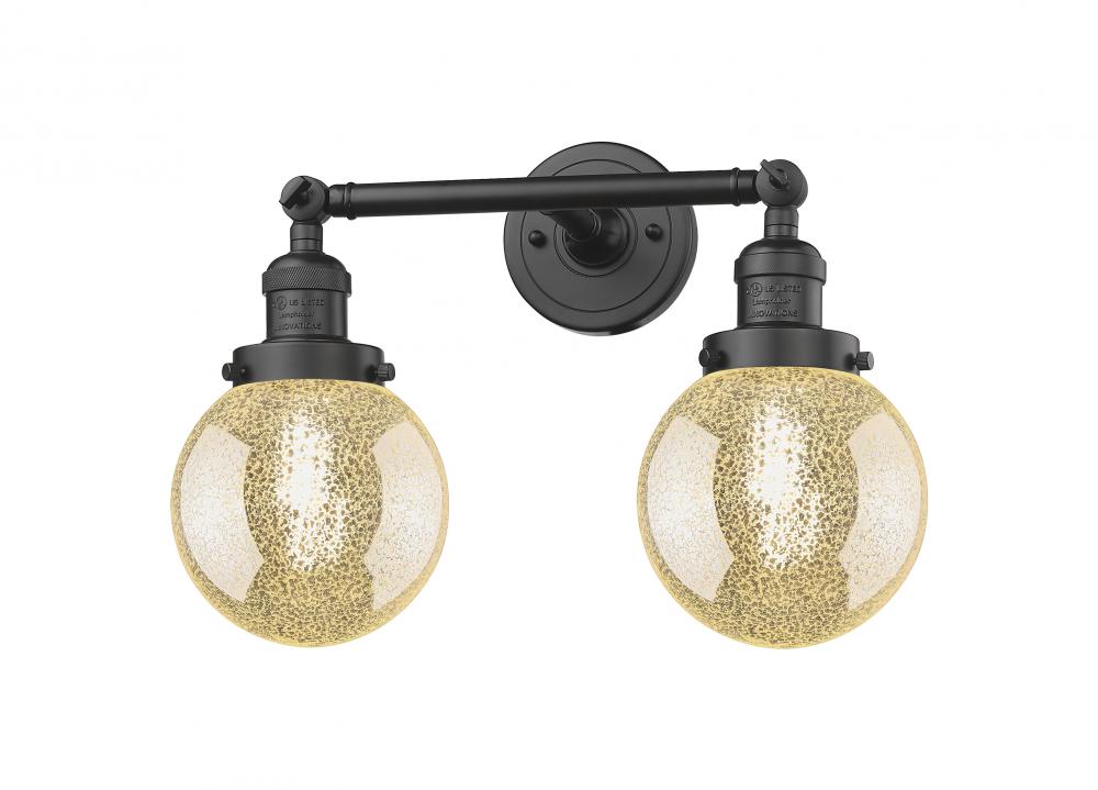 Beacon - 2 Light - 17 inch - Oil Rubbed Bronze - Adjustable Bath Vanity Light