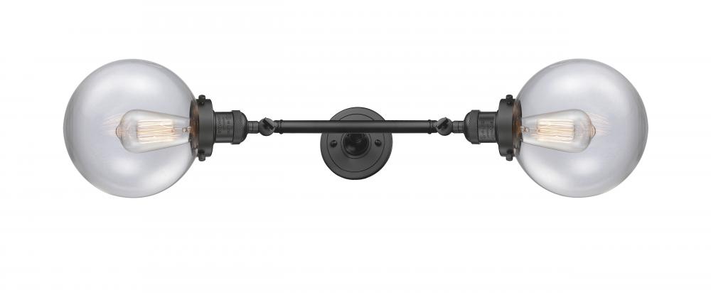 Beacon - 2 Light - 8 inch - Oil Rubbed Bronze - Adjustable Bath Vanity Light
