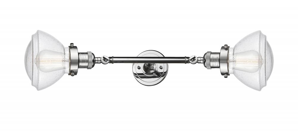 Olean - 2 Light - 7 inch - Polished Chrome - Adjustable Bath Vanity Light