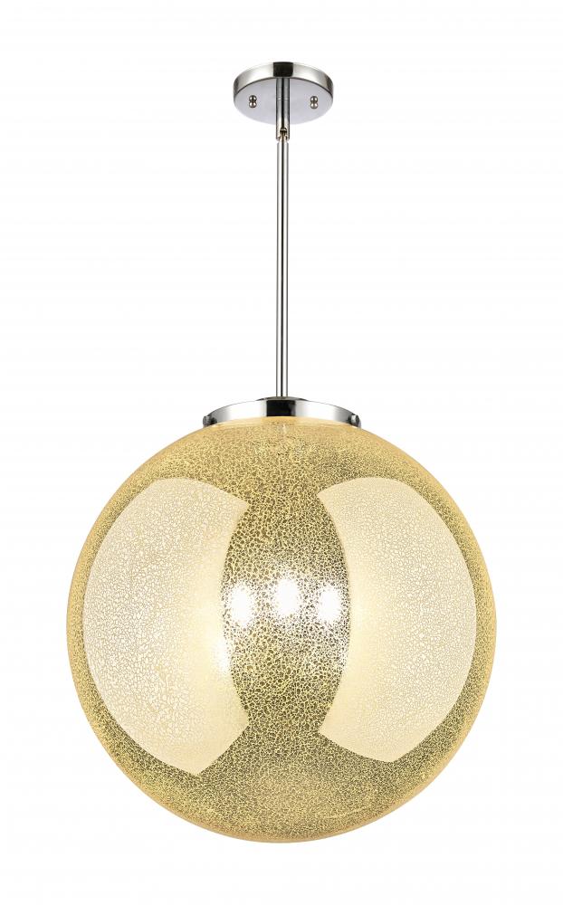 Beacon - 3 Light - 18 inch - Polished Chrome - Cord hung - Pendant