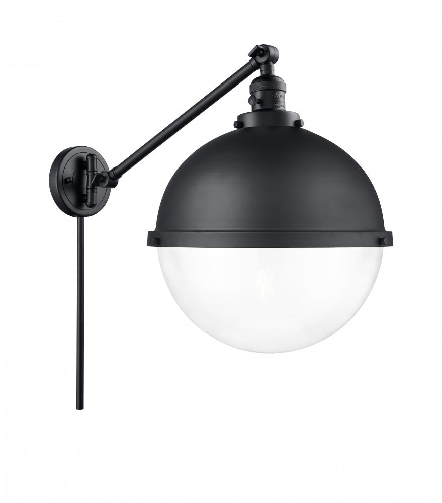 Hampden - 1 Light - 13 inch - Matte Black -Adjustable Swing Arm