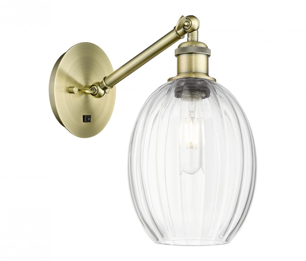 Preston Bulb - 1 Light - 6 inch - Black Antique Brass - Sconce
