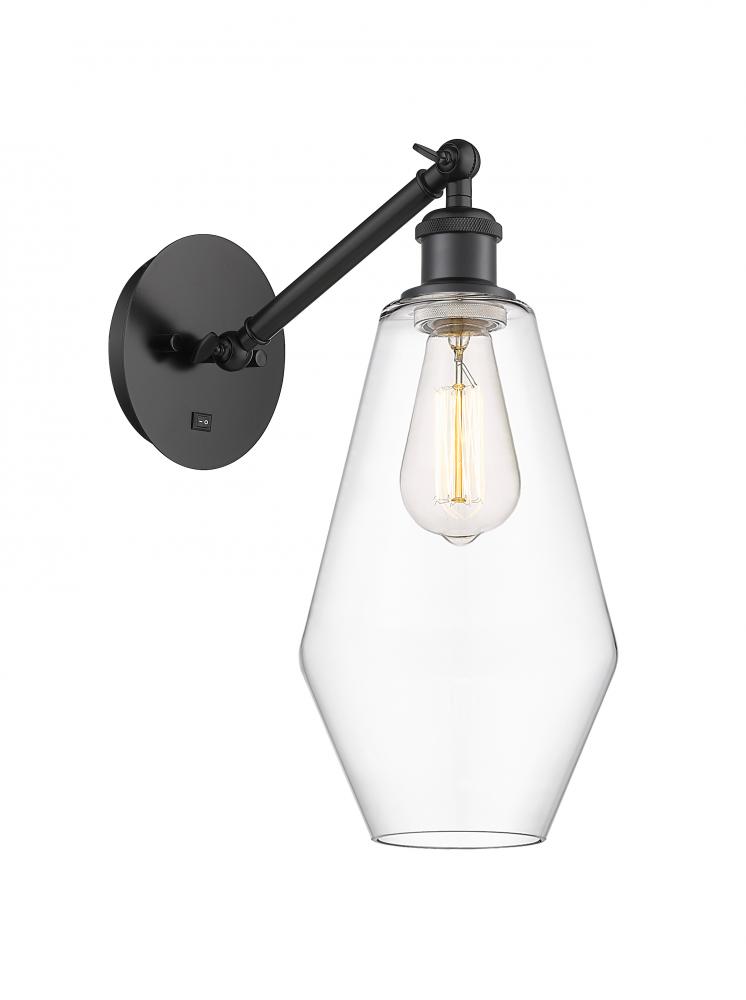 Cindyrella - 1 Light - 7 inch - Matte Black - Adjustable Sconce