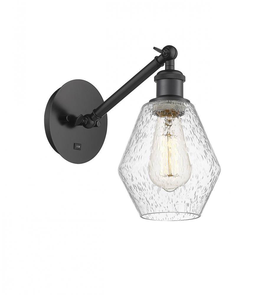 Cindyrella - 1 Light - 6 inch - Matte Black - Adjustable Sconce