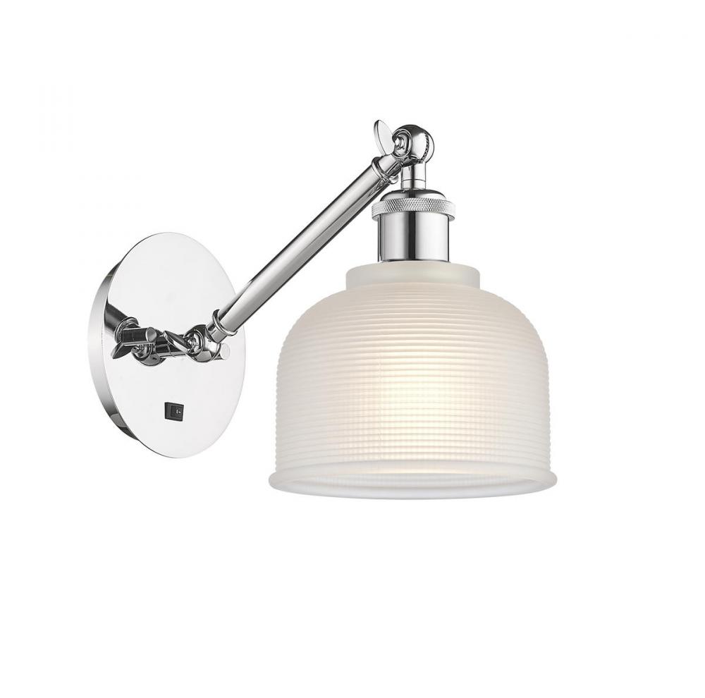 Dayton - 1 Light - 6 inch - Polished Chrome - Adjustable Sconce