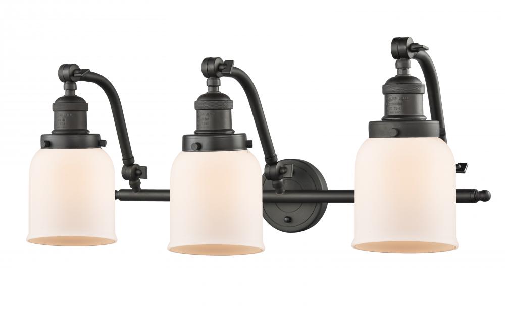 Bell - 3 Light - 28 inch - Oil Rubbed Bronze - Adjustable Bath Vanity Light