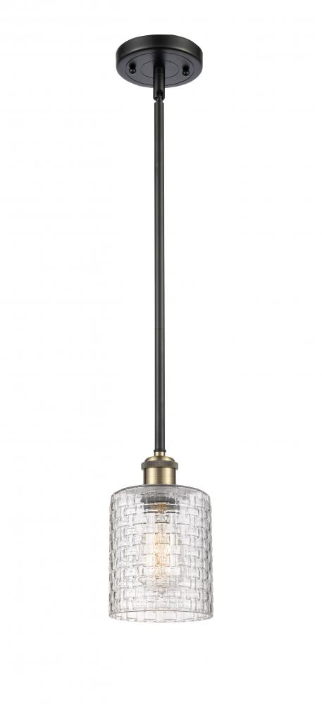 Cobbleskill - 1 Light - 5 inch - Black Antique Brass - Mini Pendant