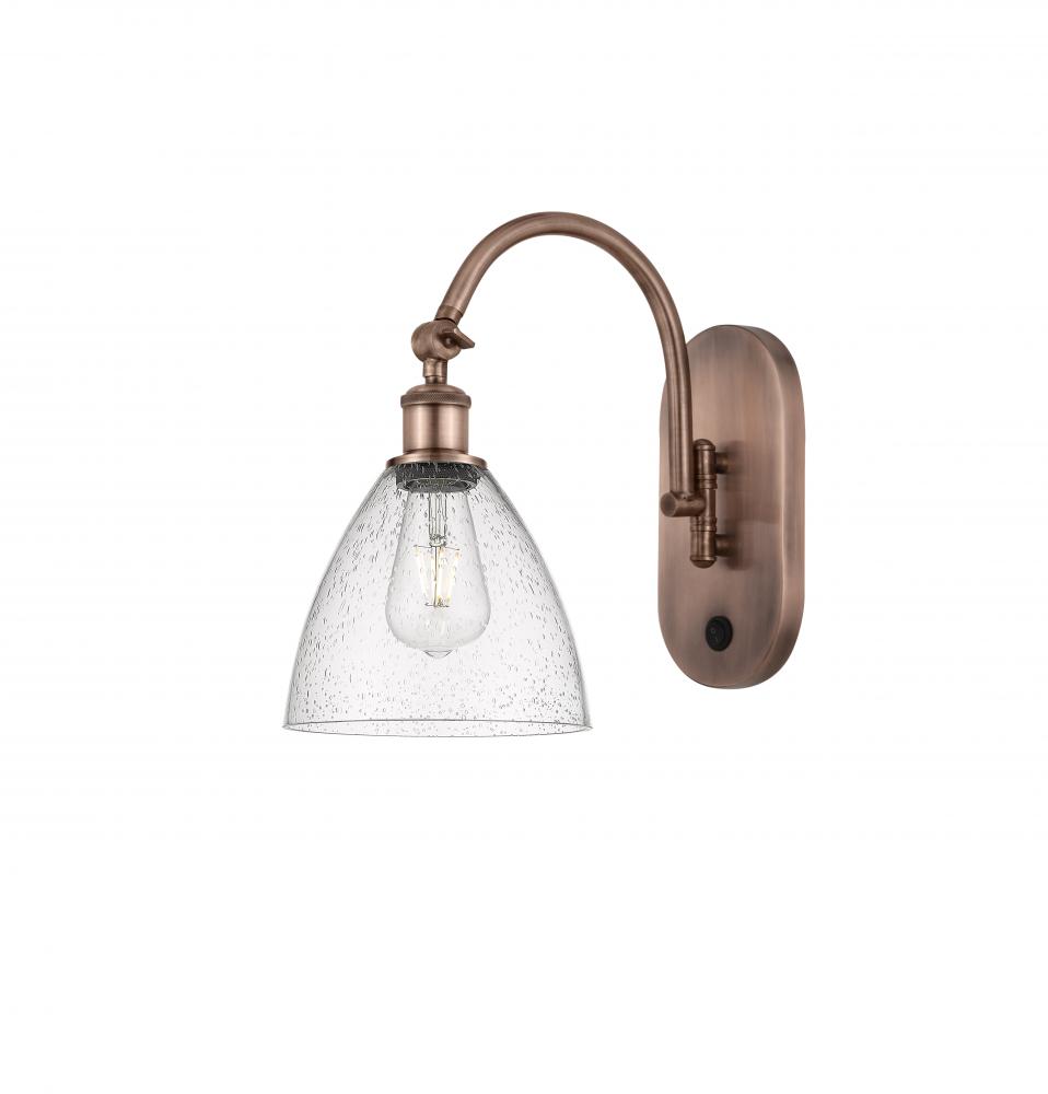 Bristol - 1 Light - 8 inch - Antique Copper - Adjustable Swing Arm