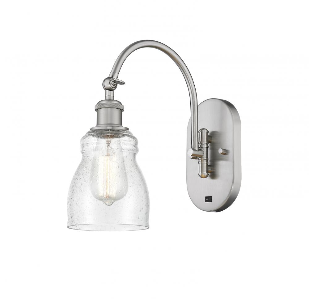 Ellery - 1 Light - 5 inch - Brushed Satin Nickel - Adjustable Swing Arm