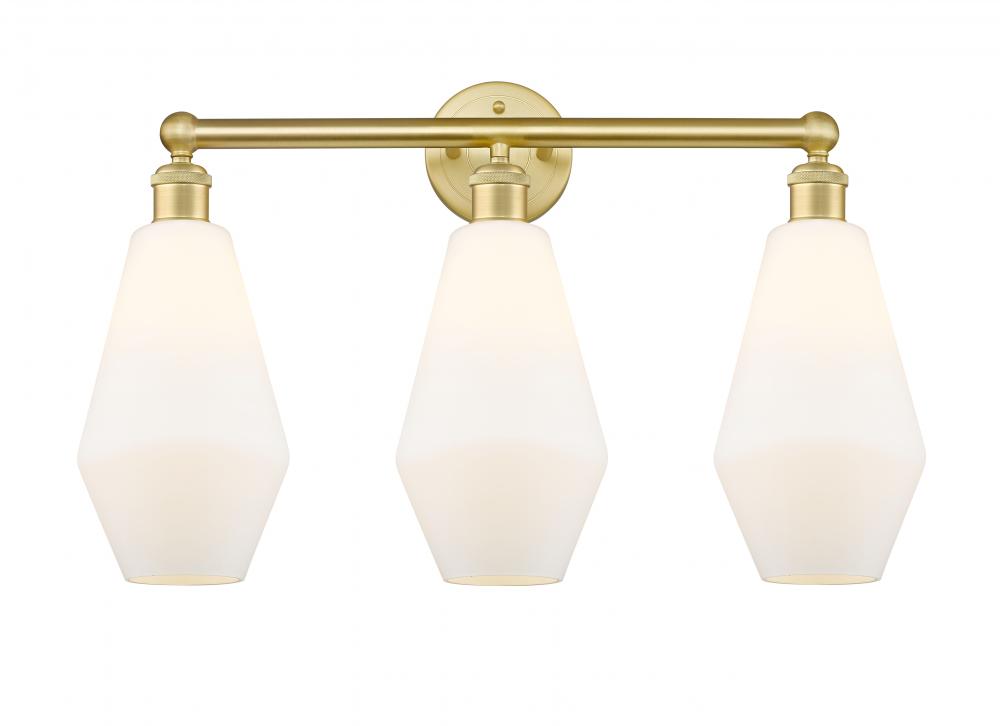 Cindyrella - 3 Light - 25 inch - Satin Gold - Bath Vanity Light