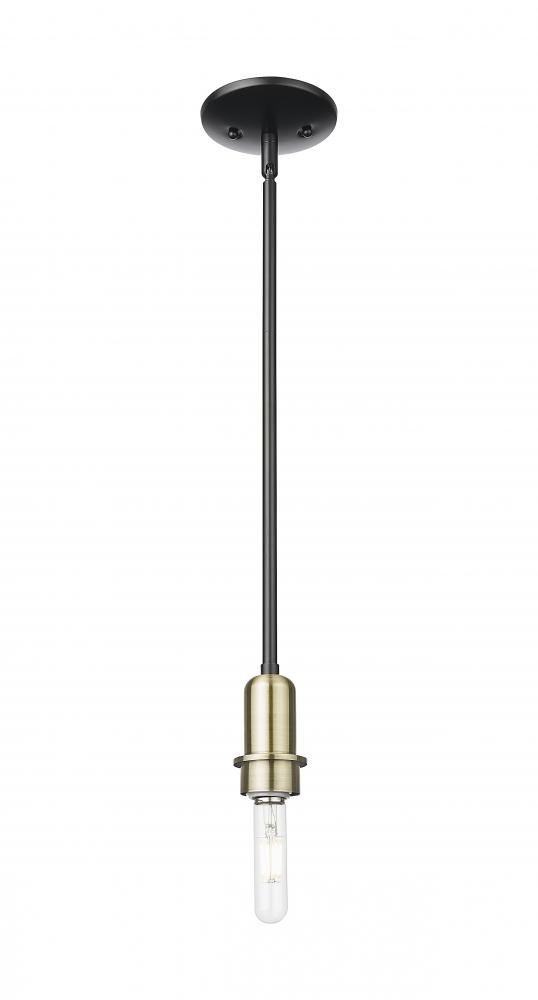 Arcadia - 1 Light - 3 inch - Black Antique Brass - Mini Pendant
