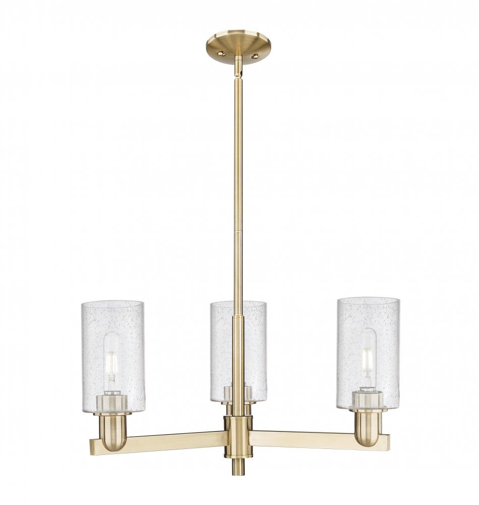 Clymer - 3 Light - 26 inch - Champagne Bronze - Stem hung - Flush Mount