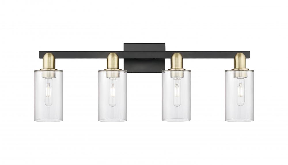 Clymer - 4 Light - 31 inch - Black Antique Brass - Bath Vanity Light