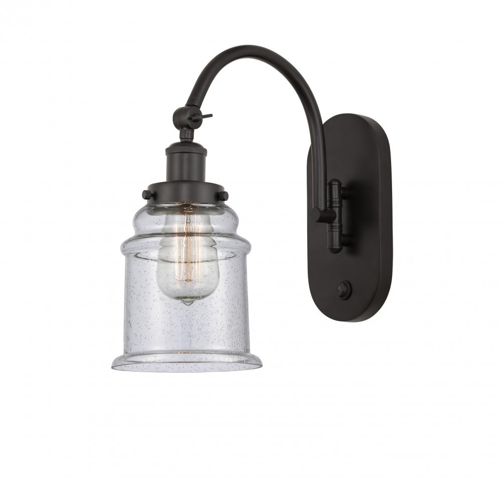 Canton - 1 Light - 7 inch - Oil Rubbed Bronze - Adjustable Swing Arm