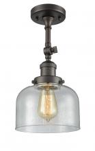 Innovations Lighting 201F-OB-G74 - Bell - 1 Light - 8 inch - Oil Rubbed Bronze - Adjustable Semi-Flush Mount
