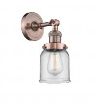 Innovations Lighting 203-AC-G52 - Bell - 1 Light - 5 inch - Antique Copper - Adjustable Sconce
