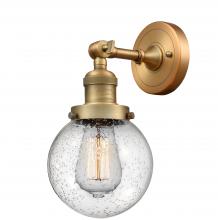 Innovations Lighting 203-BB-G204-6 - Beacon - 1 Light - 6 inch - Brushed Brass - Adjustable Sconce