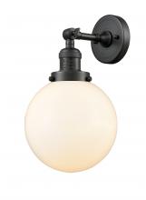 Innovations Lighting 203-OB-G201-8 - Beacon - 1 Light - 8 inch - Oil Rubbed Bronze - Adjustable Sconce