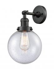Innovations Lighting 203-OB-G204-8 - Beacon - 1 Light - 8 inch - Oil Rubbed Bronze - Adjustable Sconce