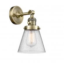 Innovations Lighting 203SW-AB-G64 - Cone - 1 Light - 6 inch - Antique Brass - Adjustable Sconce