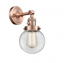 Innovations Lighting 203SW-AC-G202-6 - Beacon - 1 Light - 6 inch - Antique Copper - Adjustable Sconce