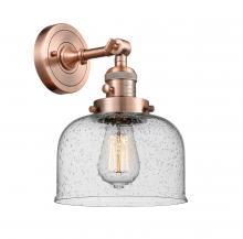 Innovations Lighting 203SW-AC-G74 - Bell - 1 Light - 8 inch - Antique Copper - Adjustable Sconce