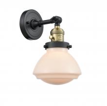 Innovations Lighting 203SW-BAB-G321-LED - Olean - 1 Light - 7 inch - Black Antique Brass - Adjustable Sconce
