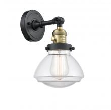 Innovations Lighting 203SW-BAB-G322-LED - Olean - 1 Light - 7 inch - Black Antique Brass - Adjustable Sconce
