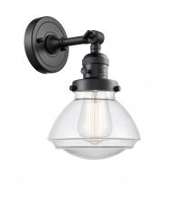 Innovations Lighting 203SW-BK-G322-LED - Olean - 1 Light - 7 inch - Matte Black - Adjustable Sconce