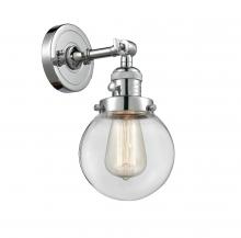Innovations Lighting 203SW-PC-G202-6 - Beacon - 1 Light - 6 inch - Polished Chrome - Adjustable Sconce