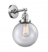 Innovations Lighting 203SW-PC-G202-8 - Beacon - 1 Light - 8 inch - Polished Chrome - Adjustable Sconce