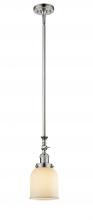 Innovations Lighting 206-PN-G51 - Bell - 1 Light - 5 inch - Polished Nickel - Stem Hung - Adjustable Mini Pendant