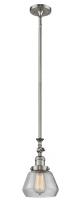 Innovations Lighting 206-SN-G172-LED - Fulton - 1 Light - 7 inch - Brushed Satin Nickel - Stem Hung - Adjustable Mini Pendant