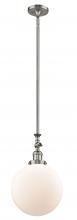 Innovations Lighting 206-SN-G201-10 - Beacon - 1 Light - 10 inch - Brushed Satin Nickel - Stem Hung - Adjustable Mini Pendant