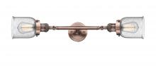 Innovations Lighting 208L-AC-G54 - Bell - 2 Light - 5 inch - Antique Copper - Adjustable Bath Vanity Light