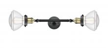 Innovations Lighting 208L-BAB-G322 - Olean - 2 Light - 7 inch - Black Antique Brass - Adjustable Bath Vanity Light