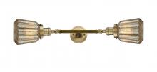 Innovations Lighting 208L-BB-G146-LED - Chatham - 2 Light - 7 inch - Brushed Brass - Adjustable Bath Vanity Light