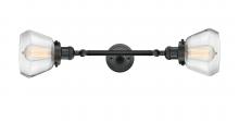 Innovations Lighting 208L-BK-G172 - Fulton - 2 Light - 7 inch - Matte Black - Adjustable Bath Vanity Light