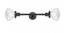 Innovations Lighting 208L-BK-G324 - Olean - 2 Light - 7 inch - Matte Black - Adjustable Bath Vanity Light
