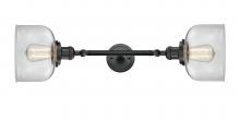 Innovations Lighting 208L-BK-G72-LED - Bell - 2 Light - 8 inch - Matte Black - Adjustable Bath Vanity Light