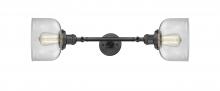 Innovations Lighting 208L-OB-G72 - Bell - 2 Light - 8 inch - Oil Rubbed Bronze - Adjustable Bath Vanity Light