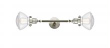 Innovations Lighting 208L-SN-G322 - Olean - 2 Light - 7 inch - Brushed Satin Nickel - Adjustable Bath Vanity Light