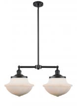 Innovations Lighting 209-OB-G541 - Oxford - 2 Light - 25 inch - Oil Rubbed Bronze - Stem Hung - Adjustable Island Light