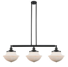 Innovations Lighting 213-BK-G541 - Oxford - 3 Light - 42 inch - Matte Black - Stem Hung - Adjustable Island Light