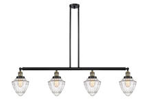 Innovations Lighting 214-BAB-G664-7 - Bullet - 4 Light - 50 inch - Black Antique Brass - Stem Hung - Adjustable Island Light
